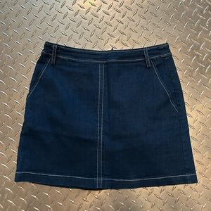 Greylin Blue Mini Skirt Casual Workwear